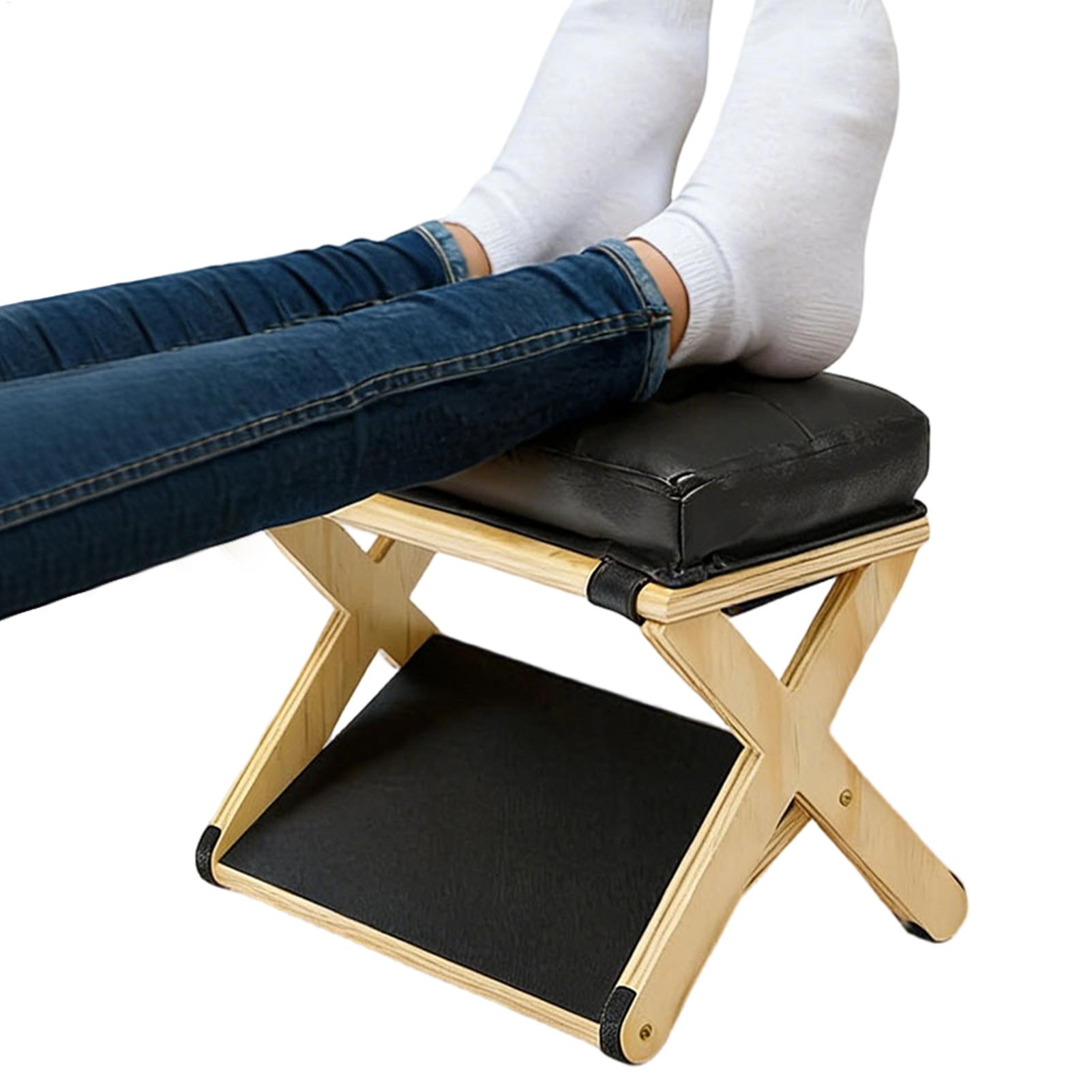 Office Furniture At Home - Foot Rest Under Desk Wooden Double-Layer