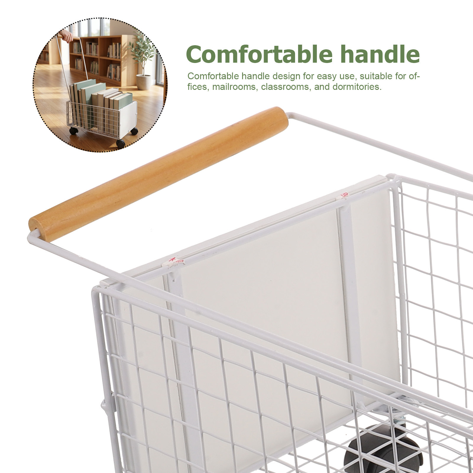 Library Book Cart on Wheels Mo - Book Cart Rolling review and price