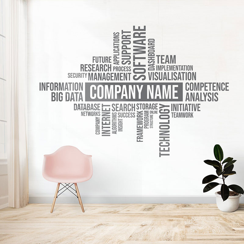 Custom Business Name Wall Deca - Office Furniture Names review and price