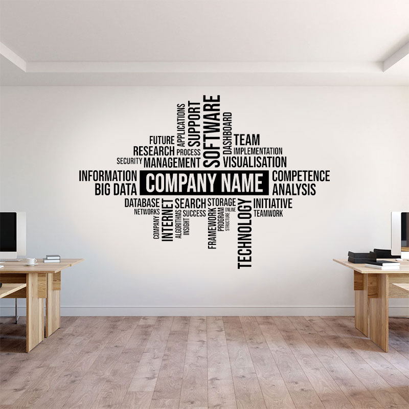 Custom Business Name Wall Deca - Office Furniture Names review and price