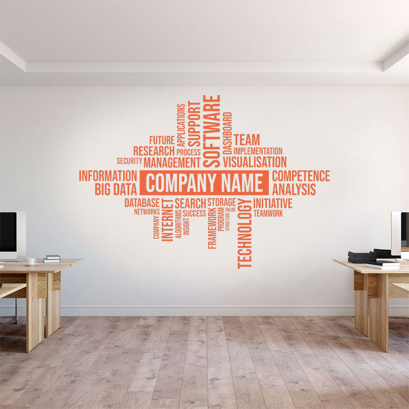 Custom Business Name Wall Deca - Office Furniture Names review and price