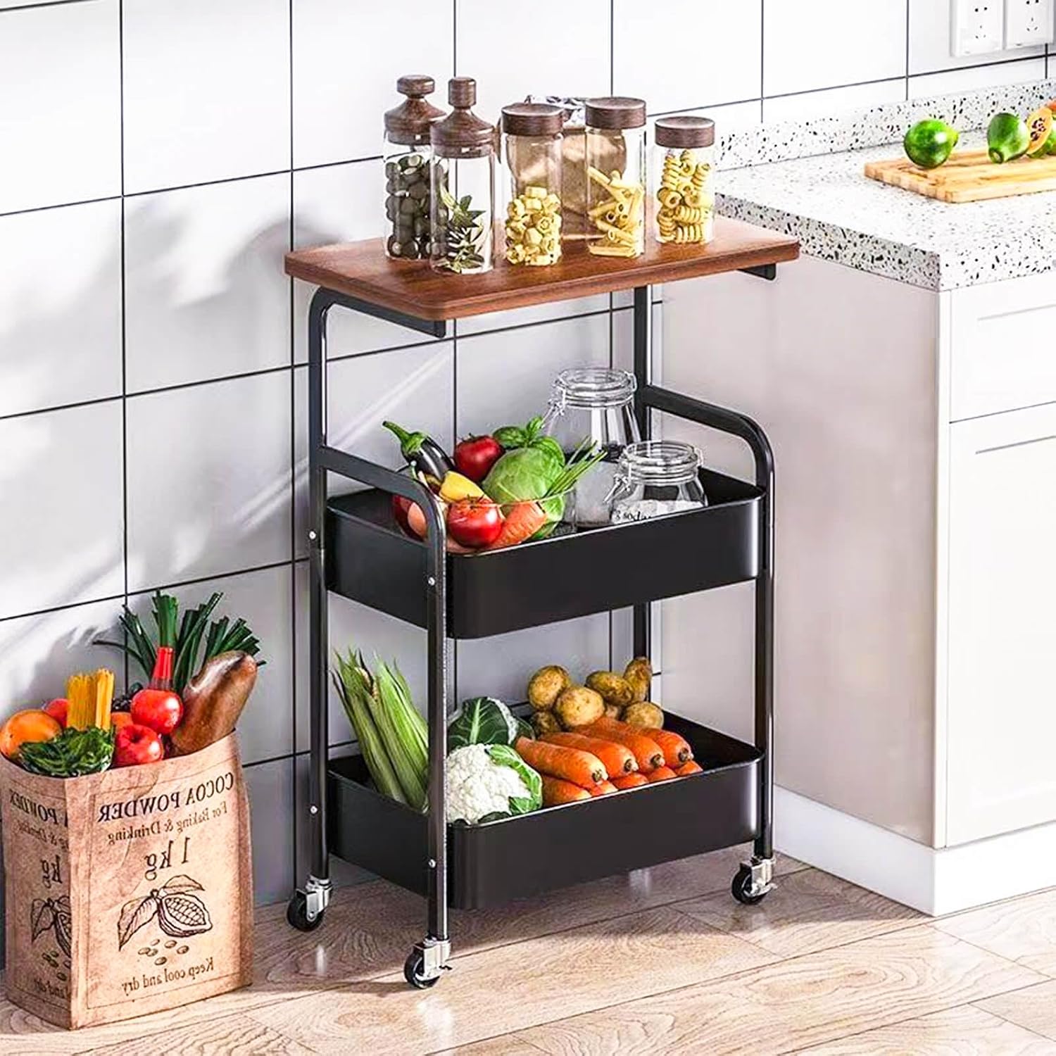 Mobile Rolling Utility Cart wi - Book Cart Rolling review and price