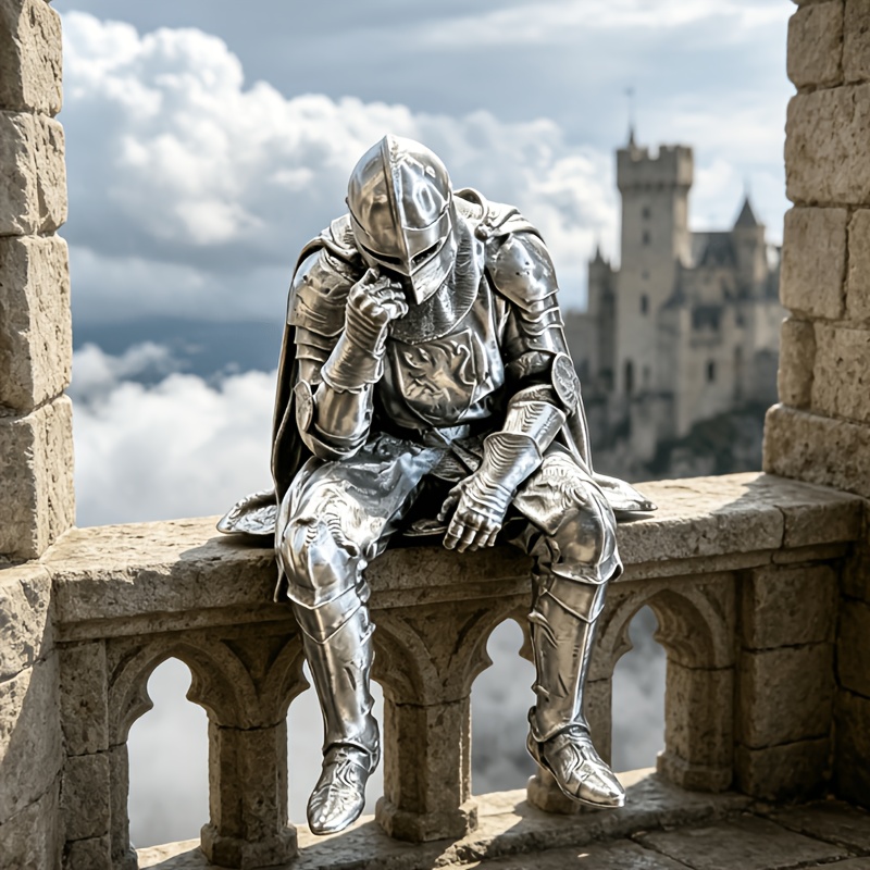 Medieval Knight Figurine Vinta - Office Furniture At Home review and price