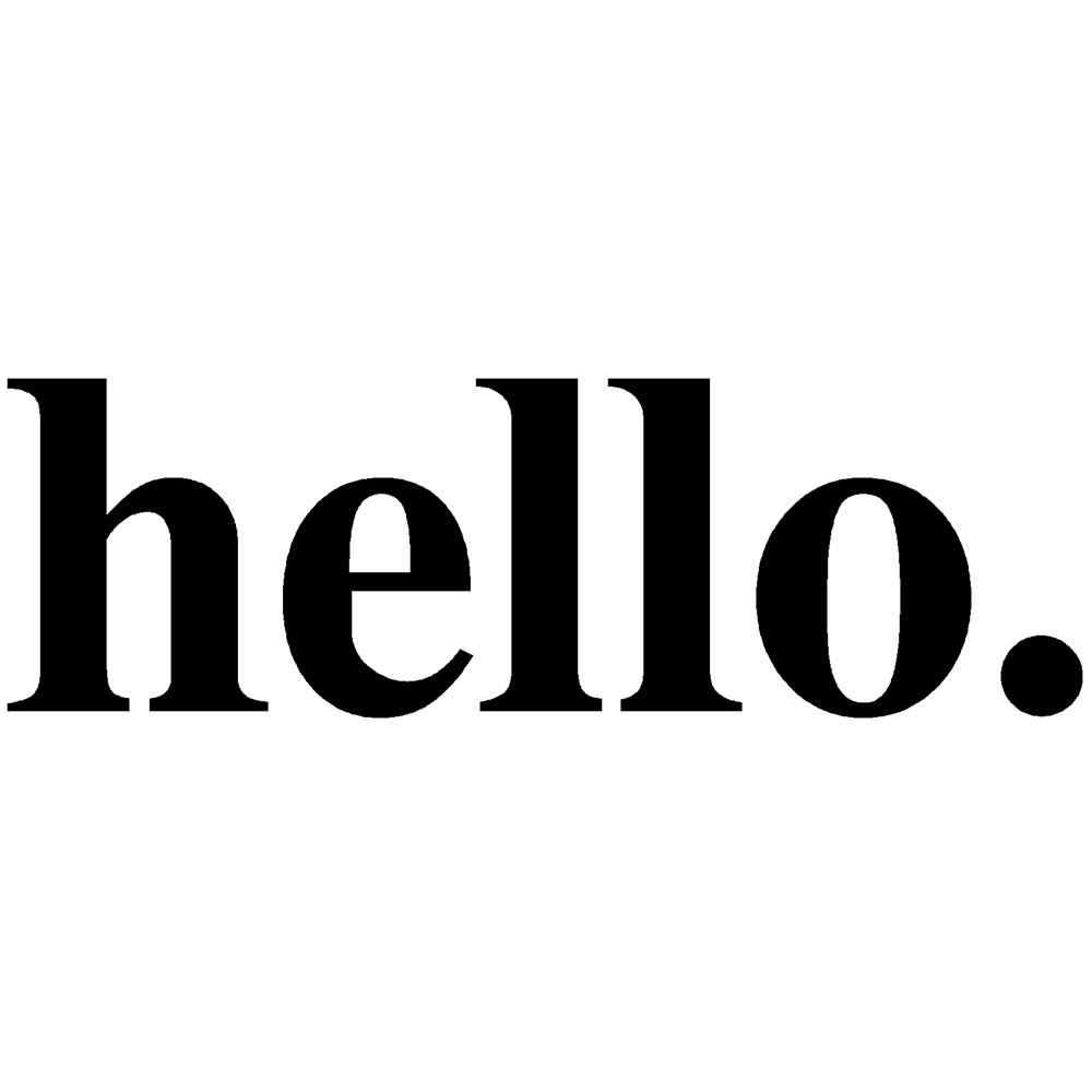 Hello Quotes Wall Sticker Viny - Office Furniture At Home review and price