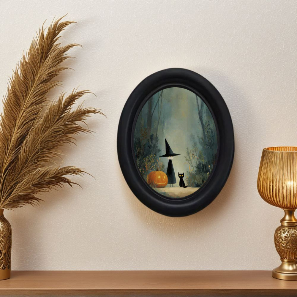 A 3D Vintage Halloween Witch a - Office Furniture At Home review and price