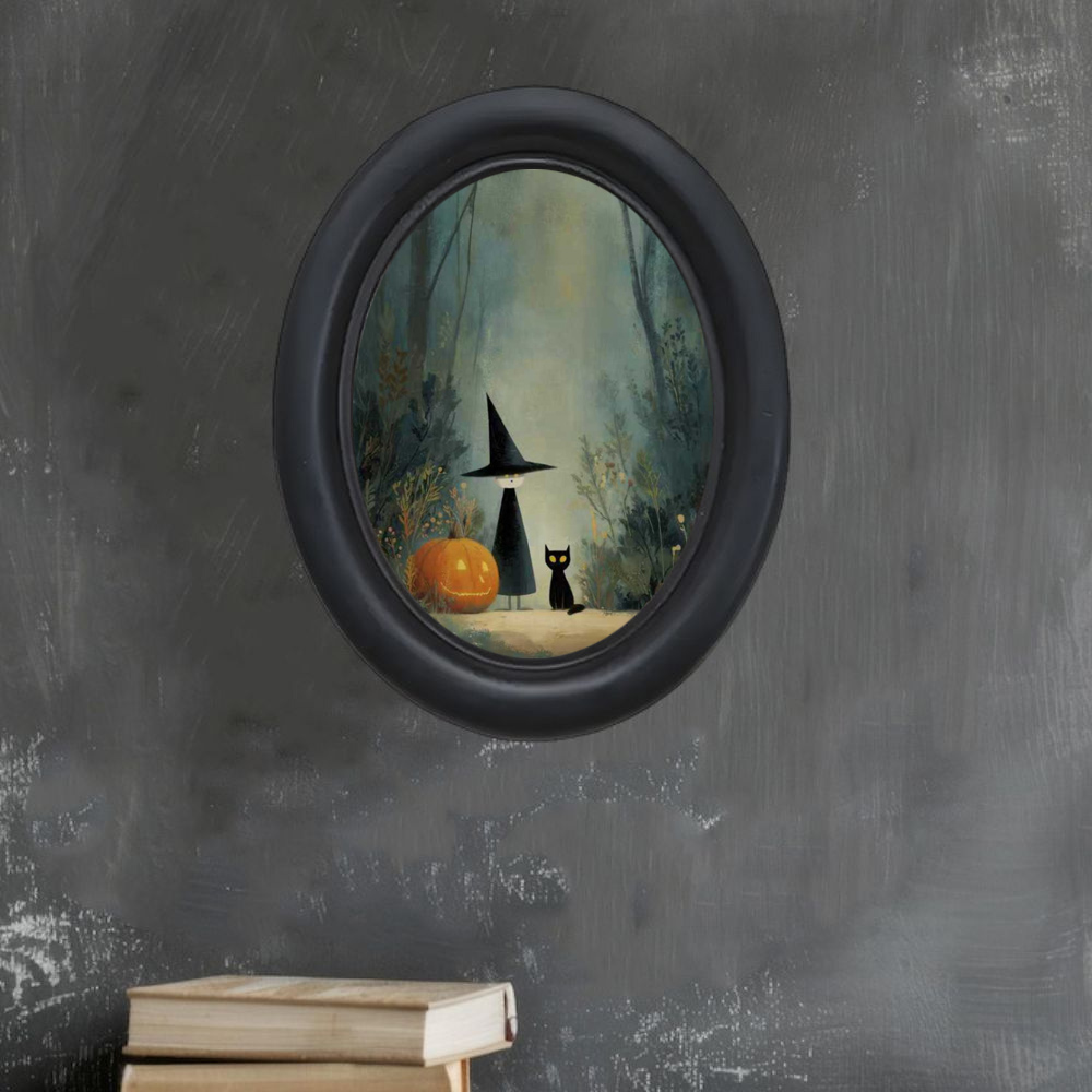 A 3D Vintage Halloween Witch a - Office Furniture At Home review and price