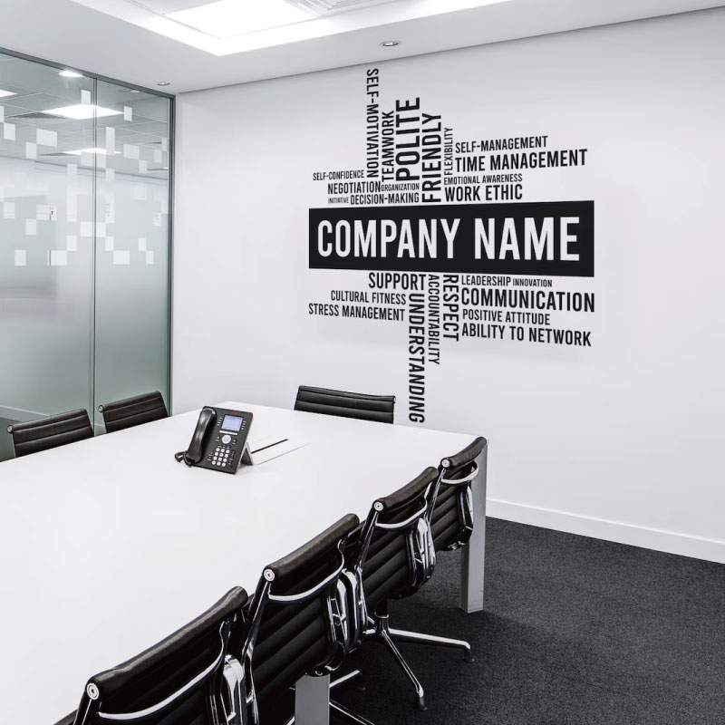 Custom Business Name Vinyl Wal - Office Furniture Names review and price