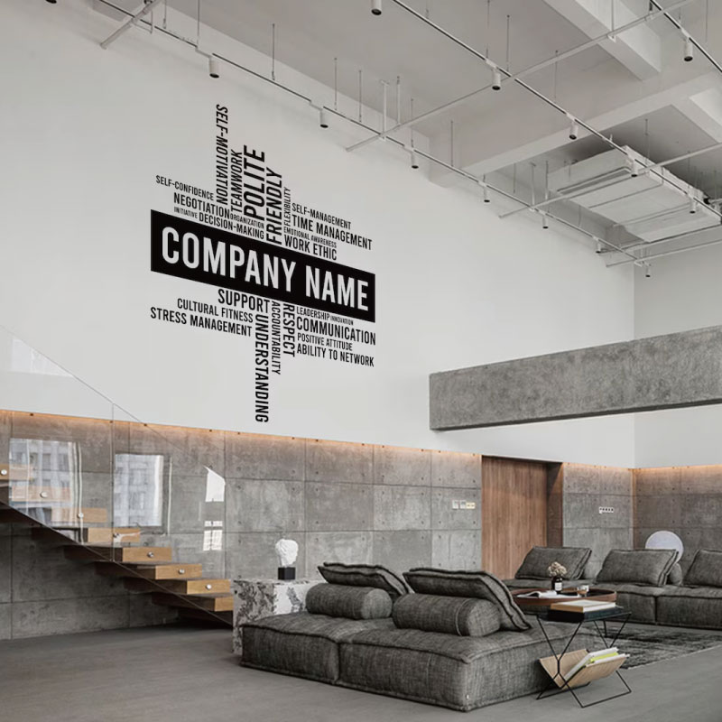 Custom Business Name Vinyl Wal - Office Furniture Names review and price