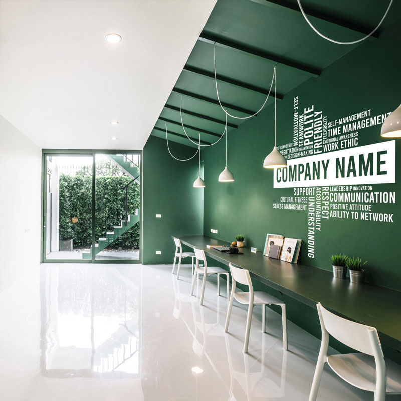 Custom Business Name Vinyl Wal - Office Furniture Names review and price