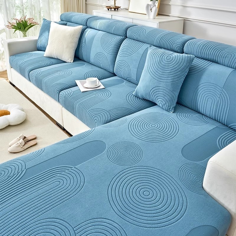 Elastic Jacquard Velvet Sofa C - Office Furniture Plus review and price