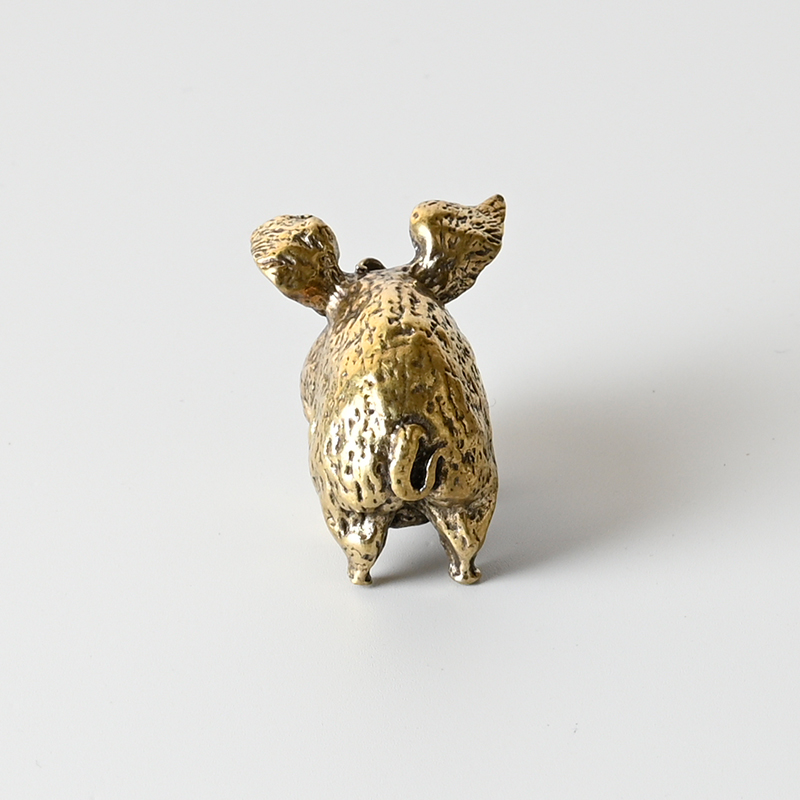 Vintage Brass Pig Small Orname - Office Furniture At Home review and price
