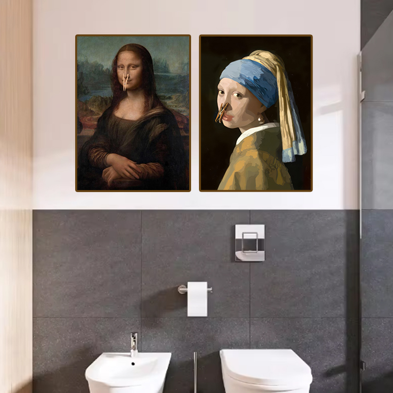 1pc Funny Abstract Bathroom To - Office Furniture At Home review and price