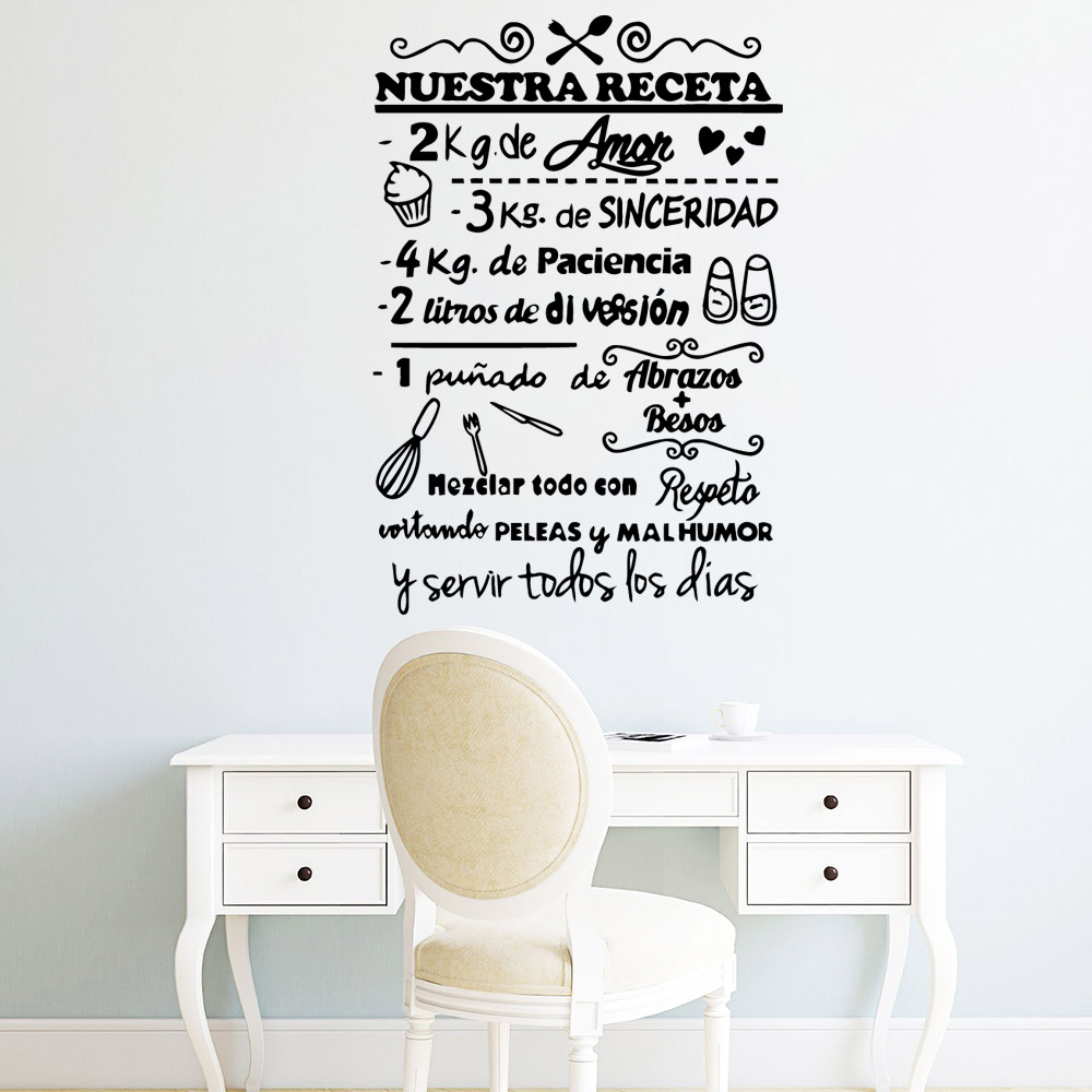 1 pc Spanish Motivational text - Office Furniture At Home review and price