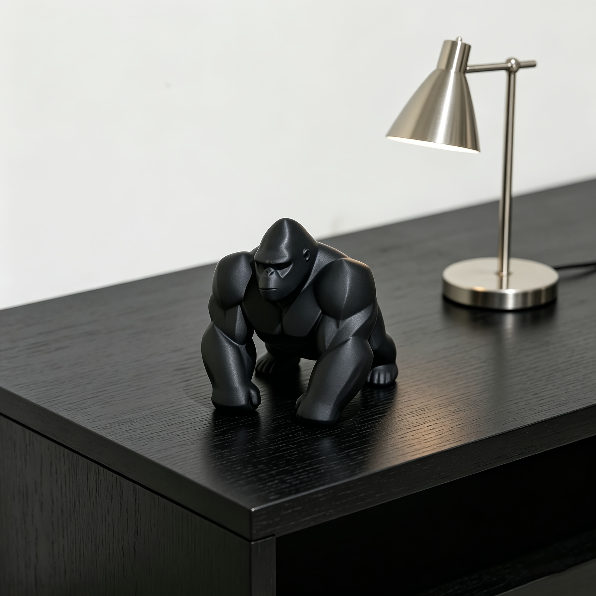 Geometric Gorilla Figurine 3D  - Office Furniture At Home review and price