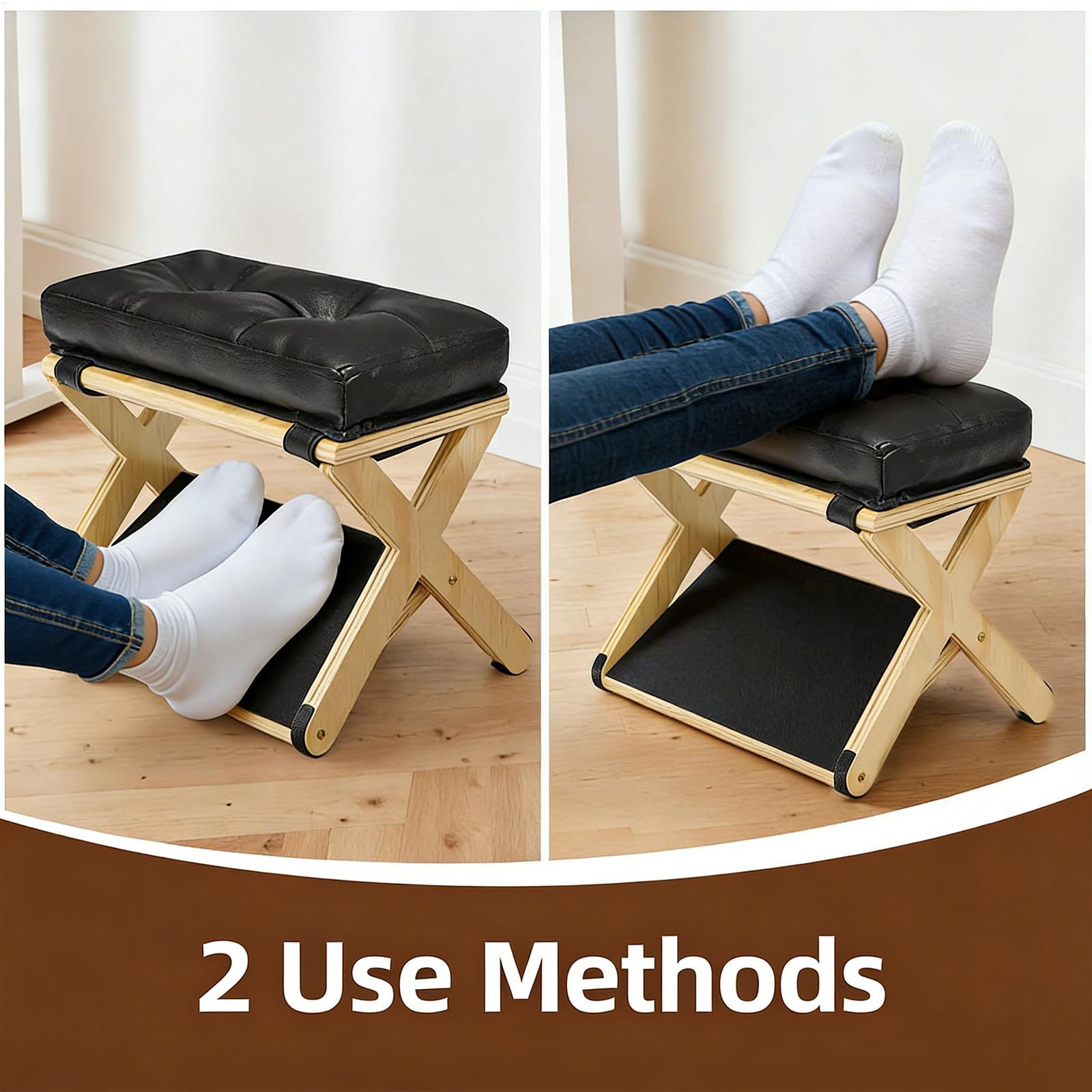 Foot Rest Under Desk Wooden Do - Office Furniture At Home review and price