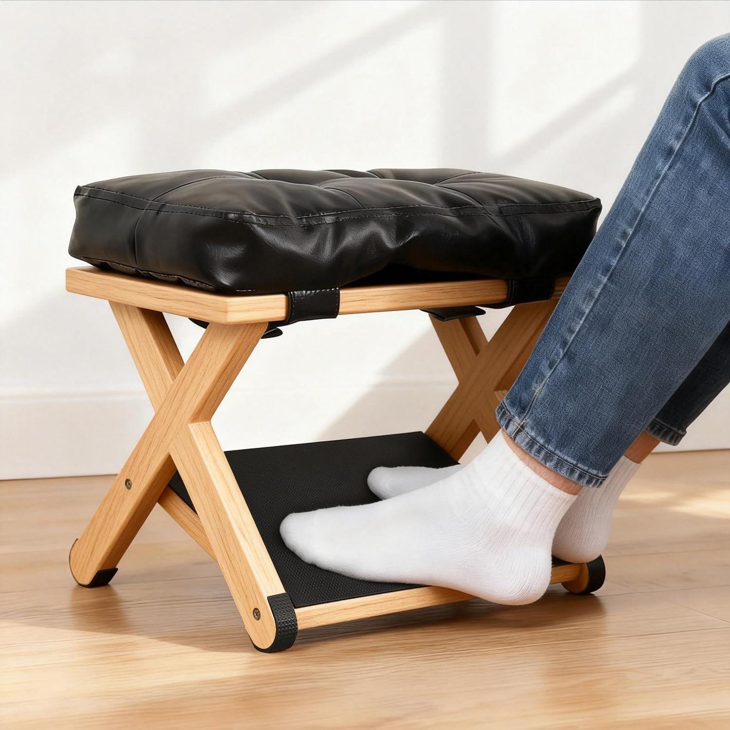 Foot Rest Under Desk Wooden Do - Office Furniture At Home review and price