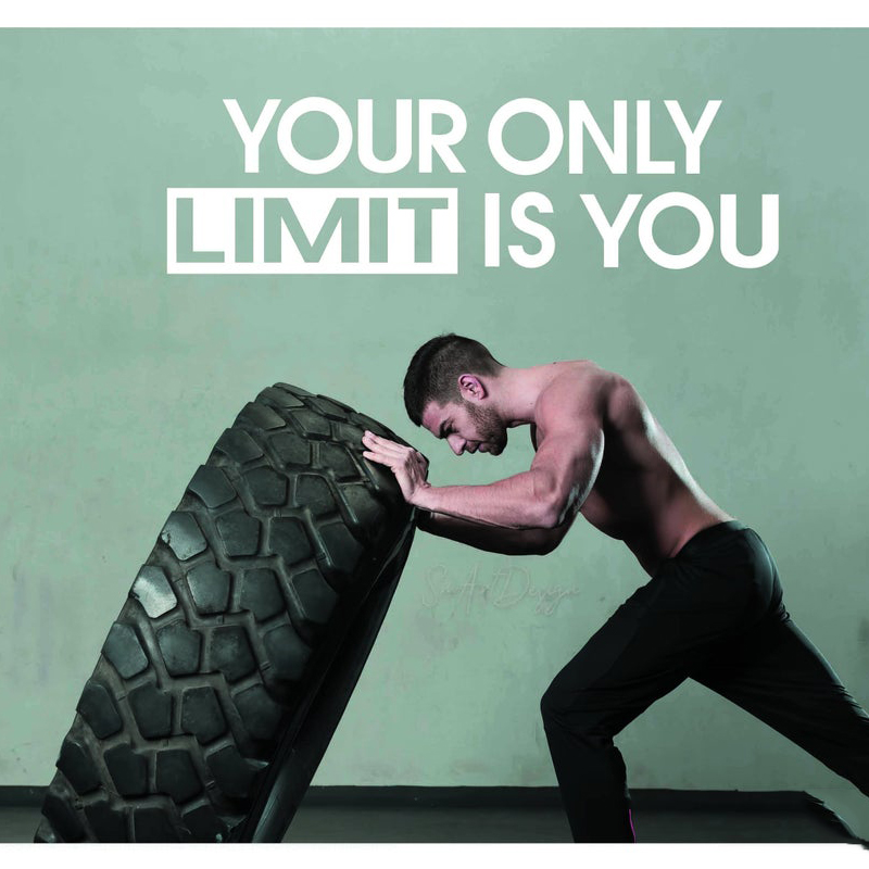 Your Only Limit Is You - Wall  - Office Furniture At Home review and price